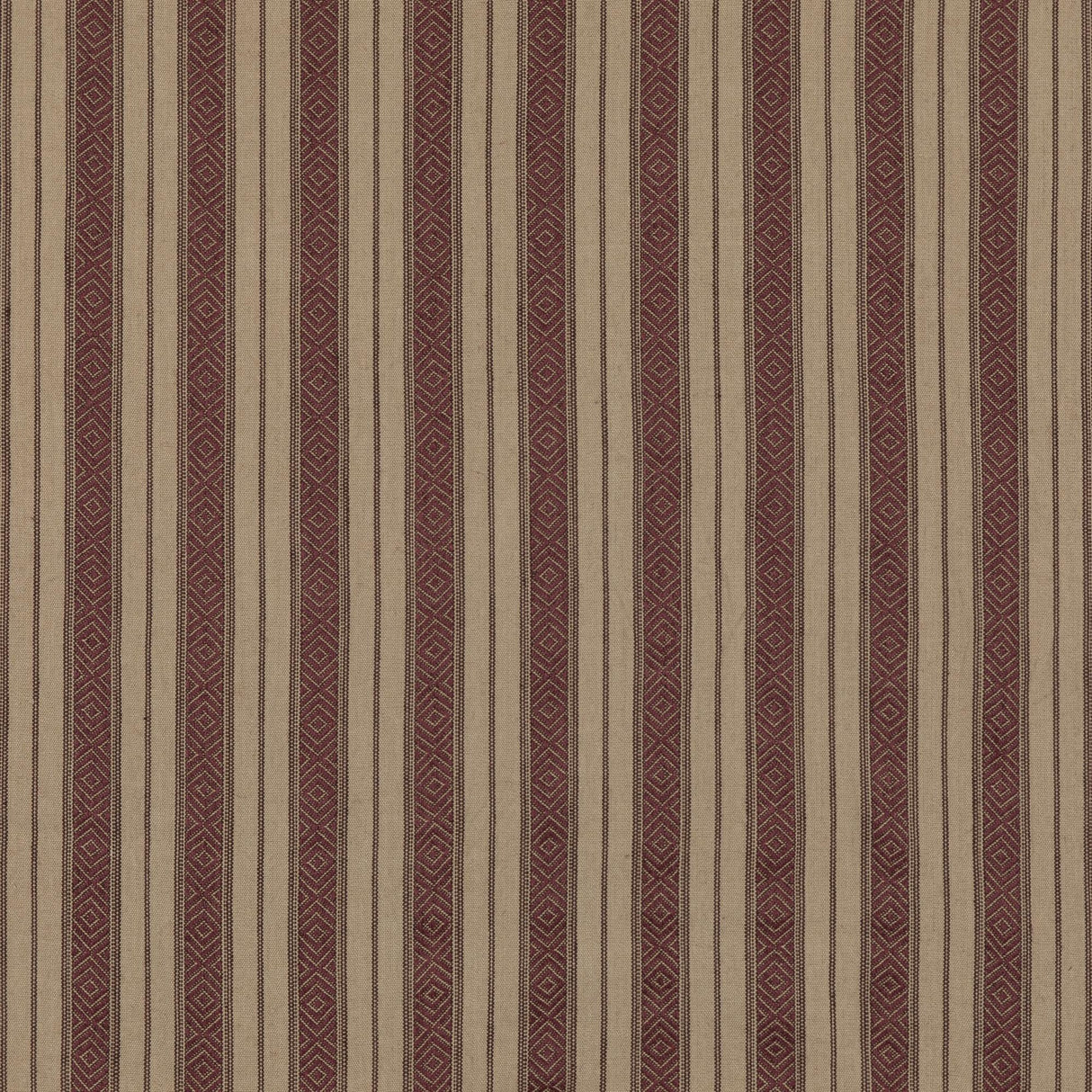 Mulberry COWDRAY STRIPE PLUM Fabric