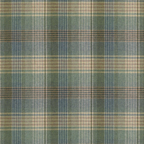 Mulberry BRAEMAR TEAL Upholstery Fabric
