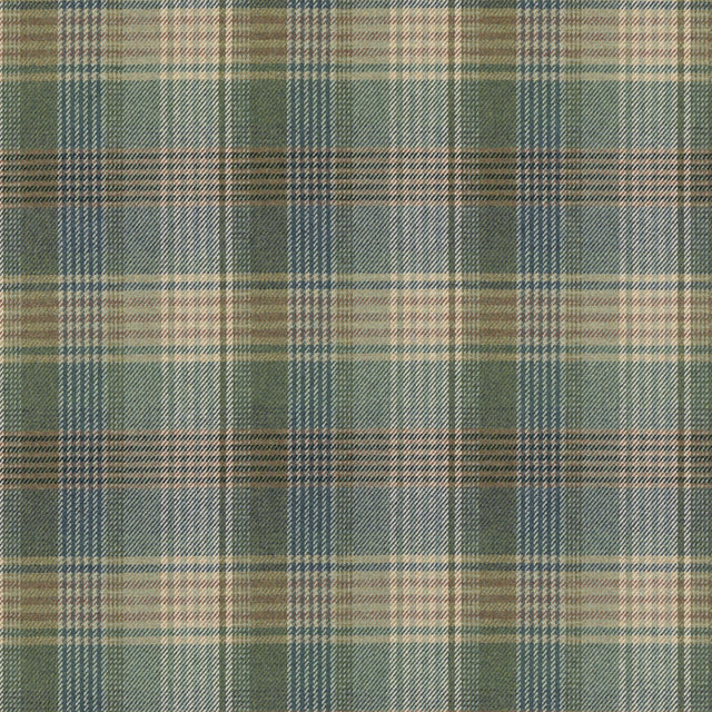 Mulberry BRAEMAR TEAL Upholstery Fabric