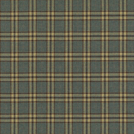 Mulberry GHILLIE TEAL Upholstery Fabric