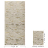 Brunschwig & Fils LA BRUME ALABASTER Wallpaper