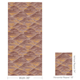 Brunschwig & Fils LA BRUME TERRACOTTA Wallpaper