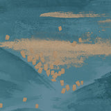 Brunschwig & Fils LA BRUME TEAL Wallpaper