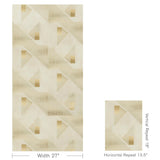 Brunschwig & Fils LE TONNERRE BEIGE Wallpaper