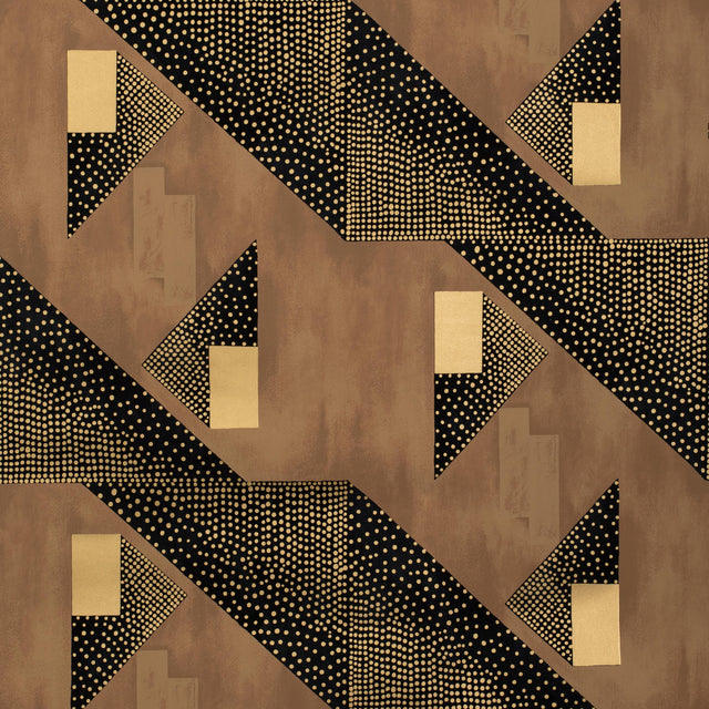 Brunschwig & Fils LE TONNERRE GOLD Wallpaper