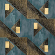 Brunschwig & Fils LE TONNERRE NAVY Wallpaper