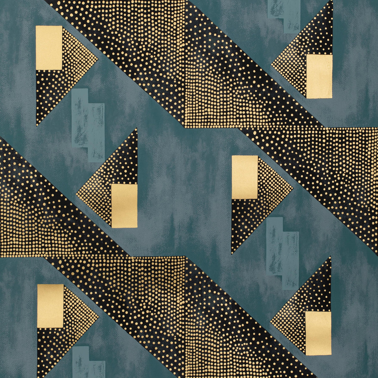 Brunschwig & Fils LE TONNERRE NAVY Wallpaper