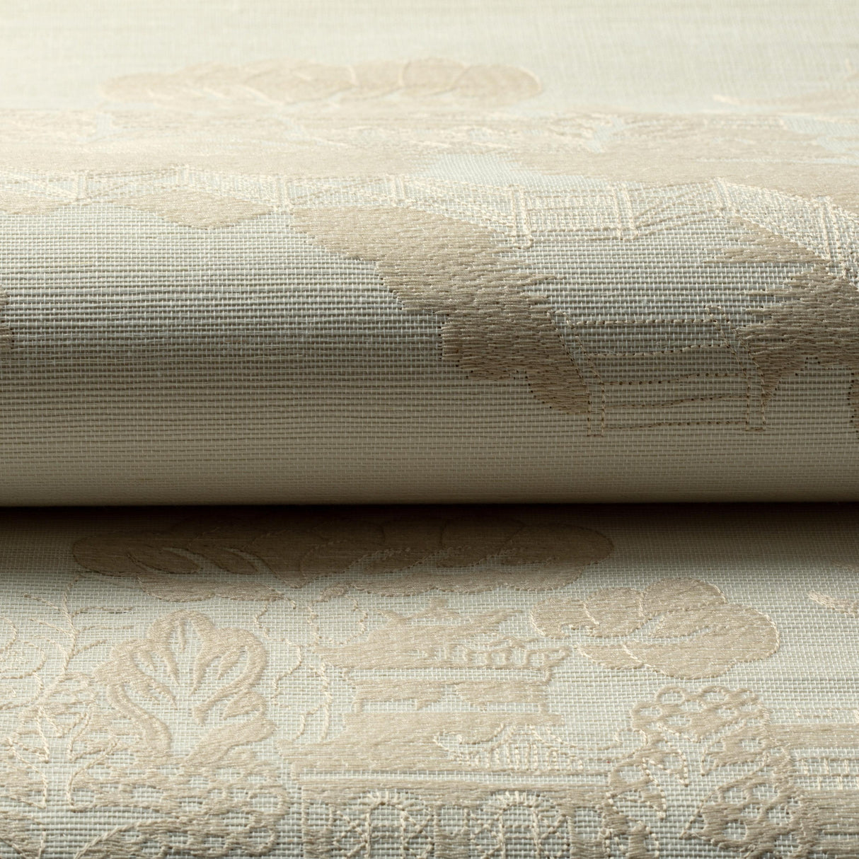 Brunschwig & Fils LA PAGODE BEIGE Wallpaper