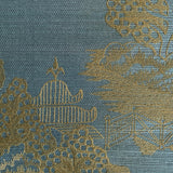 Brunschwig & Fils LA PAGODE TEAL Wallpaper
