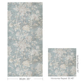 Brunschwig & Fils LES PIVOINES MIST Wallpaper