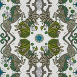 Clarke & Clarke CASPIAN WP LIME Wallpaper