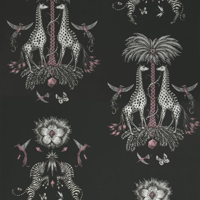 Clarke & Clarke CREATURA CHARCOAL Wallpaper