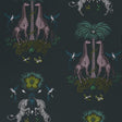 Clarke & Clarke CREATURA TEAL Wallpaper