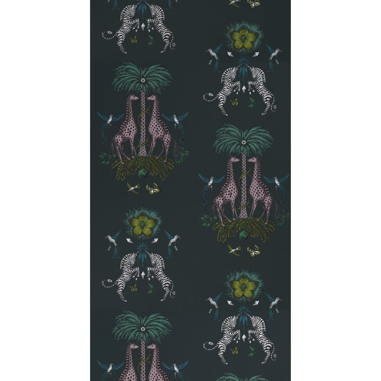 Clarke & Clarke CREATURA TEAL Wallpaper