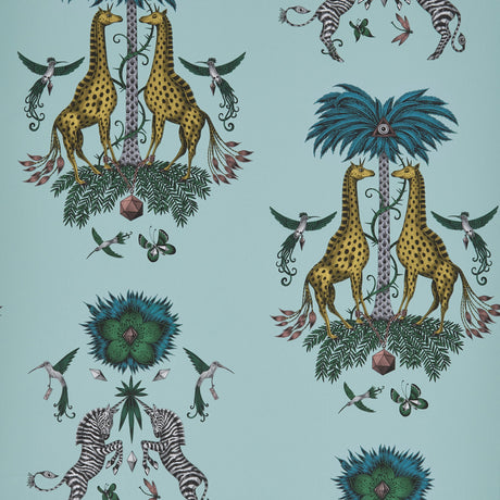Clarke & Clarke CREATURA TURQUOISE Wallpaper