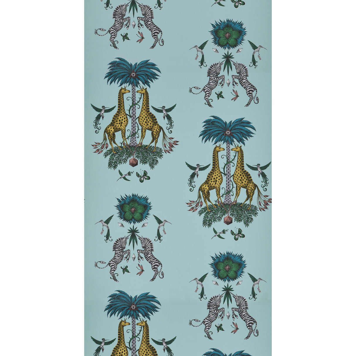 Clarke & Clarke CREATURA TURQUOISE Wallpaper