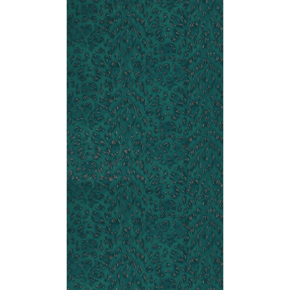 Clarke & Clarke FELIS TEAL/ROSE GOLD Wallpaper