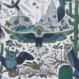 Clarke & Clarke FRONTIER BLUE Wallpaper