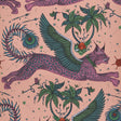 Clarke & Clarke LYNX CORAL Wallpaper