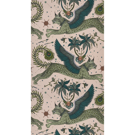 Clarke & Clarke LYNX PINK Wallpaper