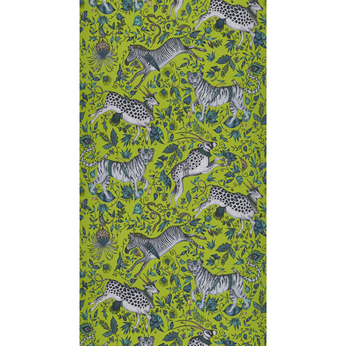 Clarke & Clarke PROTEA LIME Wallpaper