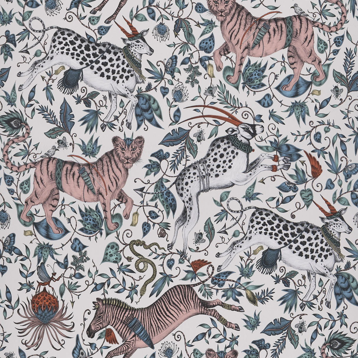 Clarke & Clarke PROTEA PINK Wallpaper