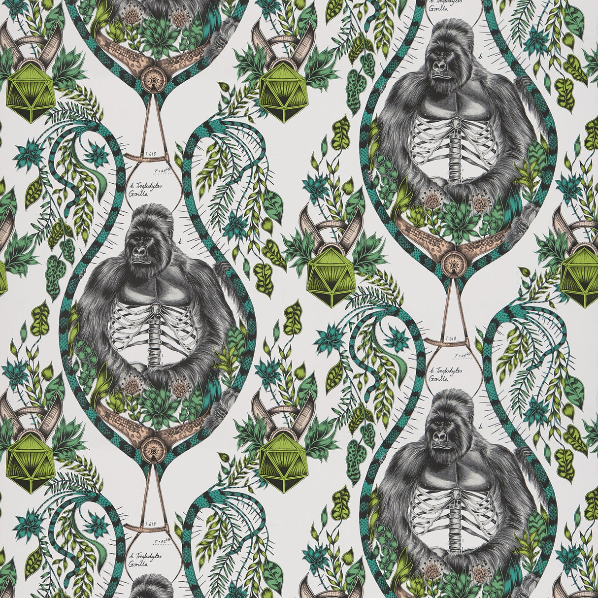 Clarke & Clarke SILVERBACK NUDE Wallpaper