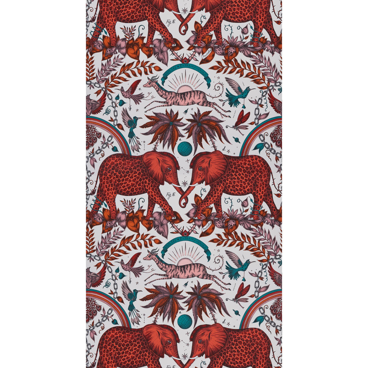 Clarke & Clarke ZAMBEZI FLAME Wallpaper
