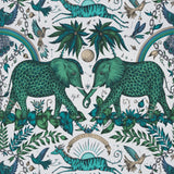 Clarke & Clarke ZAMBEZI GREEN Wallpaper