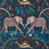 Clarke & Clarke ZAMBEZI NAVY Wallpaper
