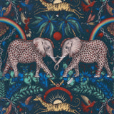 Clarke & Clarke ZAMBEZI NAVY Wallpaper