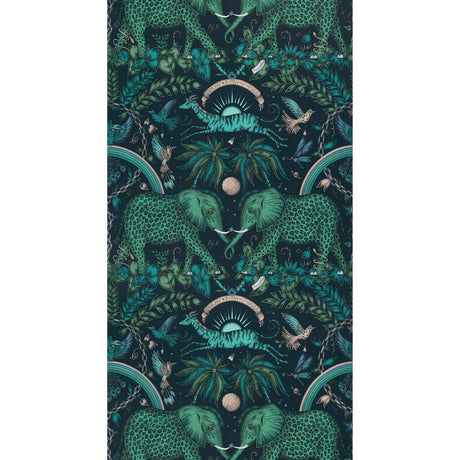 Clarke & Clarke ZAMBEZI TEAL Wallpaper