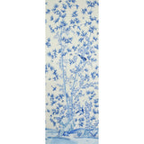Schumacher Brighton Pavilion Panel Blue Wallpaper