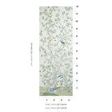 Schumacher Brighton Pavilion Panel Green Wallpaper