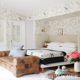 Schumacher Brighton Pavilion Panel Green Wallpaper