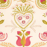 Schumacher Orla Panel Magenta Wallpaper