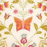 Schumacher Orla Panel Magenta Wallpaper