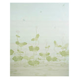 Schumacher Kireina Lotus Panel Set White Ivory Wallpaper