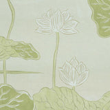 Schumacher Kireina Lotus Panel Set White Ivory Wallpaper