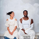 Schumacher Sirene Panel Set Opal Wallpaper