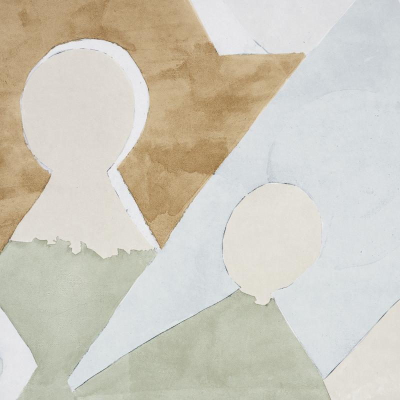 Schumacher Steps Panel Set Sky & Saddle Wallpaper