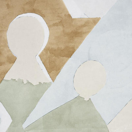 Schumacher Steps Panel Set Sky & Saddle Wallpaper