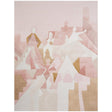 Schumacher Steps Panel Set Rose & Camel Wallpaper