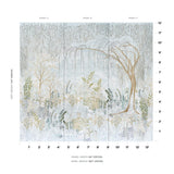 Schumacher Bisou Panel Set Mineral Wallpaper