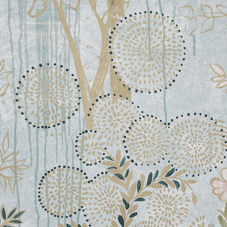 Schumacher Bisou Panel Set Mineral Wallpaper
