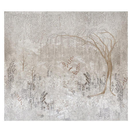Schumacher Bisou Panel Set Tin Wallpaper