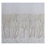 Schumacher Brindille Golden Accented Panelset Dove Wallpaper