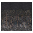 Schumacher Brindille Golden Accented Panelset Carbon Wallpaper