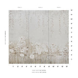 Schumacher Chatoyant Panel Set Blush Wallpaper