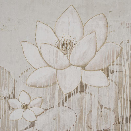 Schumacher Chatoyant Panel Set Blush Wallpaper